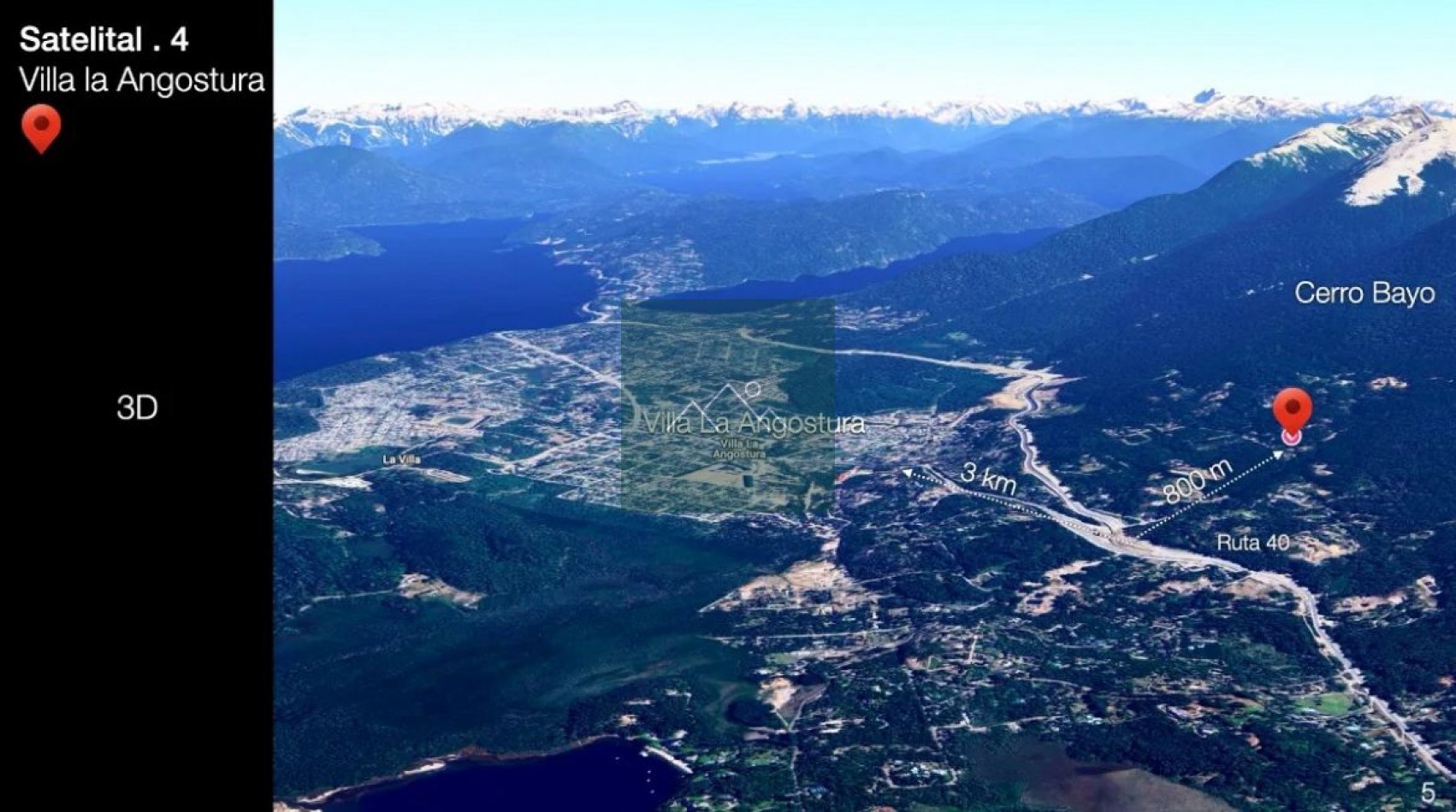 TERRENO EN VENTA EN VILLA LA ANGOSTURA